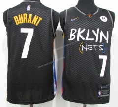City Version 2021-2022 Brooklyn Nets Black #7 NBA Jersey