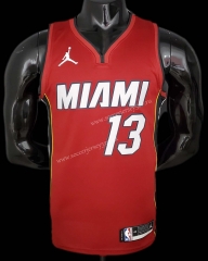 Miami Heat Red #13 NBA Jersey-609