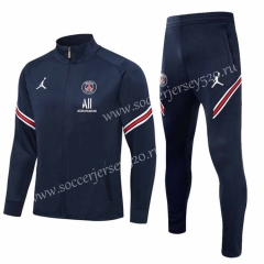 2021-2022 Paris SG Royal Blue Thailand Soccer Jacket Unifrom-411