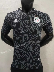 2022 World Cup Algeria Goalkeeper Black Thailand Soccer Jersey AAA-9926