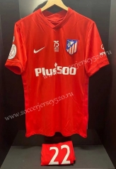 75th Anniversary Edition Atlético Madrid Red Thailand Soccer Jersey AAA-403