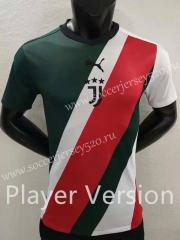Player Version 2022-2023 Special Edition Juventus Red&Green Thailand Soccer Jersey AAA