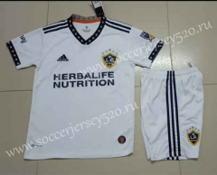 2022-2023 Los Angeles Galaxy Home White Soccer Uniform-718