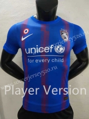 Player Version 2022-2023 Johor Darul Ta'zim Home Blue Thailand Soccer Jersey AAA-9926
