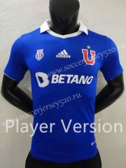 Player Version 2022-2023 Universidad de Chile Home Blue Thailand Soccer Jersey AAA-9926