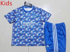 Traffic Joint Edition 2022-2023 Arsenal Blue Kids/Youth Soccer Uniform-507