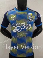 Player Version 2022-2023 Penang Home Yellow&Blue Thailand Soccer Jersey AAA-9926