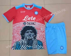 2022-2023 Napoli Red Soccer Uniform-718