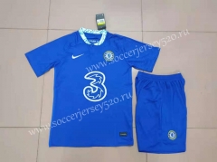 2022-2023 Chelsea Home Blue Kid/Youth Soccer Uniform-718