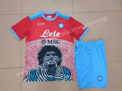 2022-2023 Napoli Red Kids/Youth Soccer Uniform-718