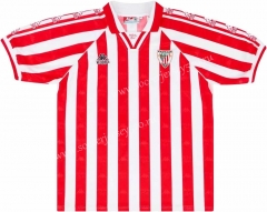 Retro Version 95-97 Athletic Bilbao Home Red and White Thailand Soccer Jersey AAA-512