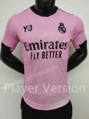 Player Version 2022-2023 Real Madrid Pink Thailand Soccer Jersey AAA-9926