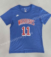 2022-2023 Golden State Warriors Blue #11 NBA Cotton T-shirt-LH