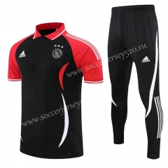 2022-2023 Bayern München Black Thailand Polo Uniform-4627