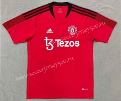2022-2023 Manchester United Red Thailand Training Jersey AAA-817