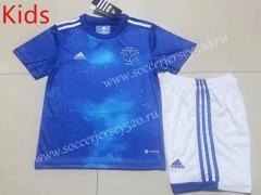 2022-2023 Cruzeiro EC Home Blue Kids/Youth Soccer Uniform-507
