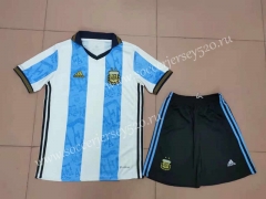 2022-2023 World Cup Argentina Home Blue&White Soccer Uniform-718