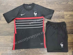2022-2023 France Black Soccer Uniform-709