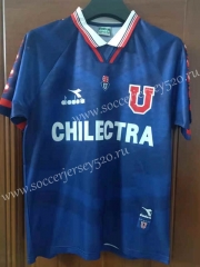 Retro Version 1996 Universidad de Chile Home Blue Thailand Soccer Jersey AAA-7T