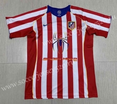 Retro Edition 04-05 Atletico Madrid Home Red&White Thailand Soccer Jersey AAA-512