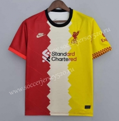 2022-2023 Special Version Liverpool Red&Beige&Yellow Thailand Soccer Jersey AAA-7291