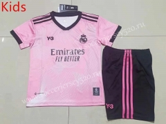 2022-2023 Special Version Real Madrid Pink Kids/Youth Soccer Uniform-507