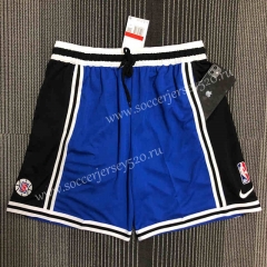 2021-2022 Los Angeles Clippers Blue&Black American NBA Training Shorts-311
