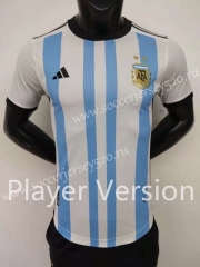 Player Version 2022-2023 Argentina Blue&White Thailand Soccer Jersey AAA