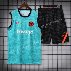 2022-2023 Chelsea Blue Thailand Soccer Vest Uniform-418