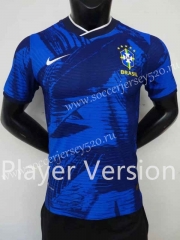 Player Version 2022-2023 Special Edition Brazil Blue Thailand Soccer Jersey AAA