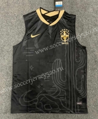 Special Version 2022-2023 Brazil Black Thailand Soccer Vest AAA-6032