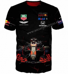 2022 Red Bull Black Round Collar Formula One Racing Suit