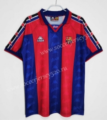 Retro Version 95-97 Barcelona Home Red&Blue Thailand Soccer Jersey AAA-C1046