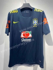 2022-2023 Brazil Royal Blue Thailand Training Soccer Jersey-7872