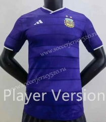 Player Version 2022-2023 Argentina Purple Thailand Soccer Jersey AAA-2016