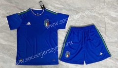 2022-2023 Italy Home Blue Soccer Uniform-6748