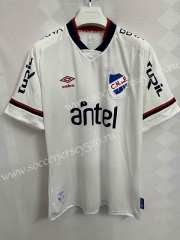 2022-2023 Club Nacional de Football White Thailand Soccer Jersey AAA-9171