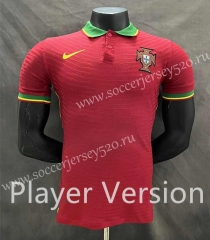 Player Version 2022-2023 Special Version Portugal Red Thailand Soccer Jersey AAA-GB
