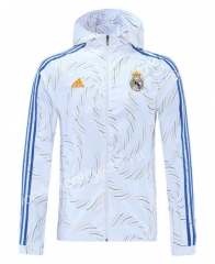 2021-2022 Real Madrid White Trench Coats With Hat-LH