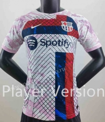 Player Version 2022-2023 Special Version Barcelona Pink Thailand Soccer Jersey AAA-888