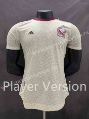 Player Version 2022-2023 Mexico White Thailand Soccer Jersey AAA-GB