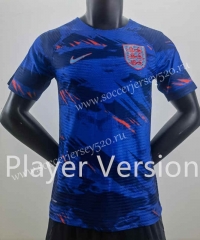 Player Version 2022-2023 Special Version England Blue Thailand Soccer Jersey AAA-888