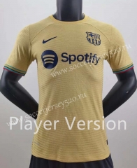 Player Version 2022-2023 Barcelona Khaki Thailand Soccer Jersey AAA-2818