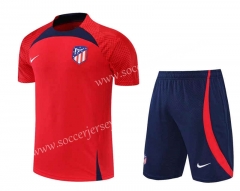 2022-2023 Atletico Madrid Red Thailand Training Soccer Uniform-4627