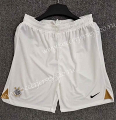 2022-2023 Corinthians White Thailand Soccer Shorts-5799