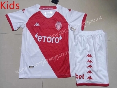 2022-2023 Monaco Home Red&White Kids/Youth Soccer Uniform-507