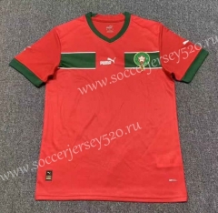 2022-2023 Morocco Home Red Thailand Soccer Jersey AAA-512
