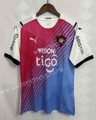 2022-2023 Cerro Porteño Away Pink&Blue Thailand Soccer Jersey AAA-9171