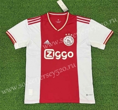 2022-2023 Ajax Home Red Thailand Soccer Jersey AAA-403