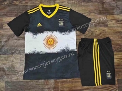 2022-2023 Argentina Black Soccer Uniform-709